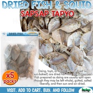 Dried Fish SAPSAP TAPYO Fish Small Flat fish ( 500g/1KILO ) Dried Fish Quality Taste Dried Seafood