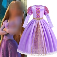 Tangled Tangled cos Costume Rapunzel Dress Girls cospaly Party Costume