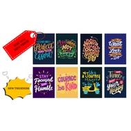 FRIDGE MAGNET Motivational Quotes 9x6cm 1MM - SET 2