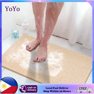 POPCOM Rectangle Anti Mould Bath Floor Mat Non-slip Waterproof Shower Mat Feet Pad Bath Mat Bedroom