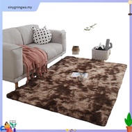 Home Tie-Dye Carpet Bedroom Long Plush Carpet Modern Simple Carpet Mat