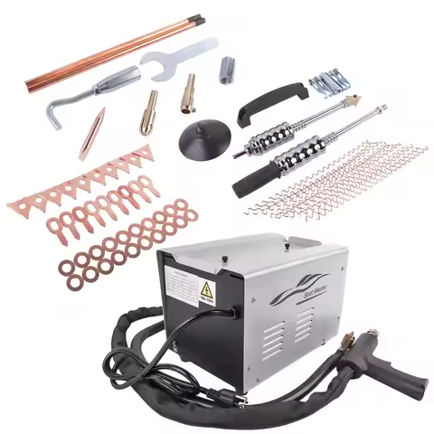 AP03 Stud Welder Dent Repair Kit 110V Spot Welder Dent Puller Machine 3800 Amp 3KW