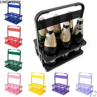 LINDW99NX 1Pcs Beer Rack, Basket Cup Organizer 6 Hole Beer Bottle Carrier, Bar Beverage Display Reus