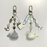 GANTUNGAN 【Ready】2 Pcs Couple Keychain | Whale Beads Keychain Couple | Cute Couple Keychain | Bag ke