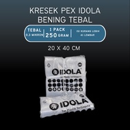 (1 PACK) Thick Transparent PEX Idol Plastic Bag, size 20 x 40 cm | Clear Plastic Bag for Cake Box R3