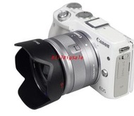 【現貨】遮光罩 UV鏡 熊貓鏡頭蓋 適用Canon 佳能EOS M50 M100 M200 M10微單眼相機