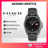 Coach Womens Black Ceramic Quartz Watch