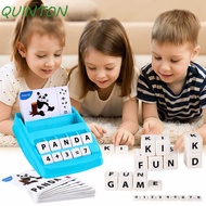 QUINTON Number Cognition Early Math Game, Spelling Practice Alphabets Number Letter Sticker Toys, Pa