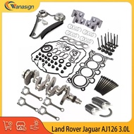 Engine Gasket Crankshaft ConRod Bearing Timing Chain Kit Fit 2.0 L T G4NH For 17-22 Hyundai Kona Vel