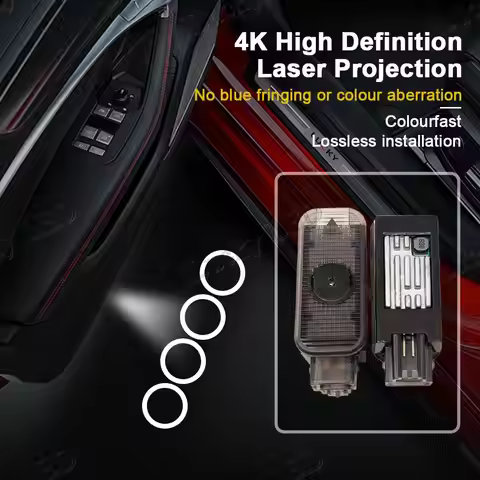 2PCS Car LED high-definition welcome light for Audi A1 A3 A4 A5 A6 A7 A8 Q3 Q5 Q7 Q8 projection ambi