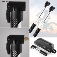 LEMONTRE MTB Bike Pump Mini Cycling Mountain Road Bike Portable Basketball Pump