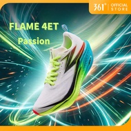 361 Degrees Flame 4 ET Men Women Running Shoes Breathable Anti-slip Durable 672612223