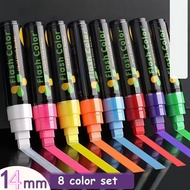 8 Colors Liquid Chalk Markers Pens Washable Wet Erase Neon Chalk Markers for Blackboard Chalkboard S