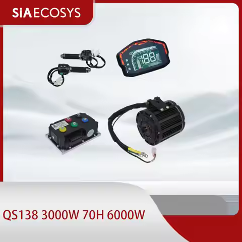 QS MOTOR QS138 3000W 70H 6000W Max Continuous 72V 100KPH Mid Drive Motor Conversion Kit With SIAYQ72