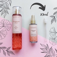 Repack 10ml BATH & BODY WORKS Body Mist Fragrance Mist