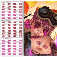 Fifth Personality Cheerleader Fluorescent Band-Aid Tattoo Stickers cos Game Two-Dimensional Same Sty