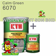 6070 CALM GREEN ( 5 LITER ) 5L KTH Epoxy floor paint / expoxy floor paint / ROOFING &amp; FLOORING cat epoxy lantai / paint9