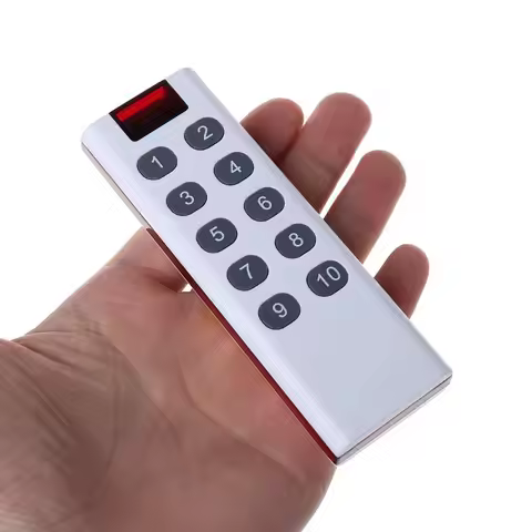 433MHZ Universal Wireless Learning Code Digital Remote Control Transmitter 3/4/6/8/10 Channels Butto
