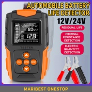 12V/24V Car Truck Battery Tester Car Battery Checker Battery Capacity Tester Battery Load Tester Veh