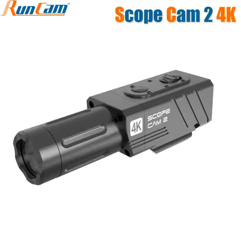 RunCam Scope Cam 2 4K Airsoft Camera Digital Zoom Customized Crosshairs IP64 Paintball WaterProof AP