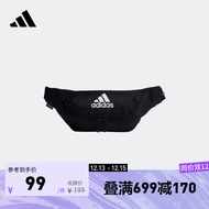 adidas阿迪达斯官方男女舒适健身斜挎运动包H64743 黑 NS