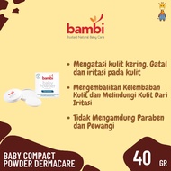Bambi Baby Compact Powder Dermacare 40g - Baby Powder