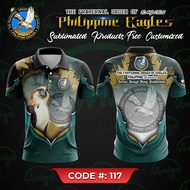 Eagles sublimation polo shirt code green