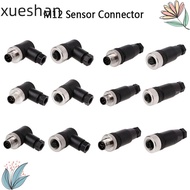 XUESHAN M12 Sensor Connector, Connector Sensor Plug M12 Aviation Plug, Male Female Socket M12 Sensor