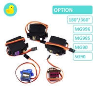 MG996R MG995 MG90S SG90 Metal Gear Servo Motor 180 / 360 degree
