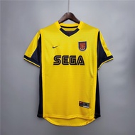 99/00 Arsenal Away Jersey Football Retro Soccer Shirt S-XXL