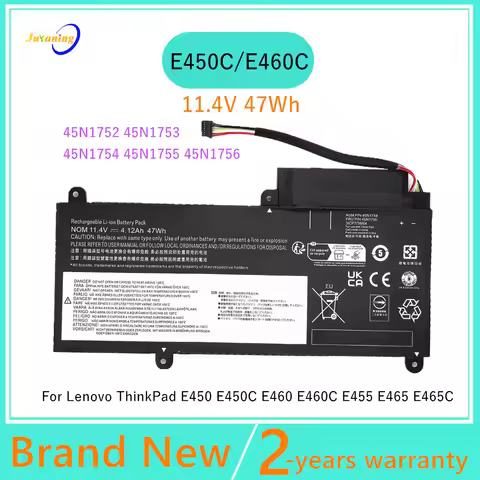 Laptop Battery for Lenovo ThinkPad E450 E450C E455 E460 E460C 45N1755 45N1752 45N1756 45N1753 45N175