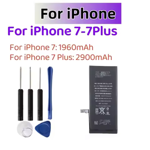 High Capacity Replacement Battery For iPhone 7 7 Plus iPhone 7 Plus iPhone 7 Replacement Battery +Fr