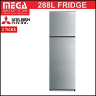 MITSUBISHI MR-FC34ET 287L 2-DOOR FRIDGE (2 TICKS)