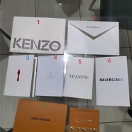 Amplop Receipt Branded LV Louis Vuitton. Givenchy. Louboutin Kenzo Balenciaga Kenzo Valentino Goyard