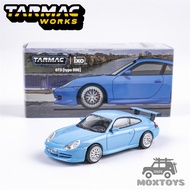 Tarmac Works 1:64 GT3 (type 996) Light Blue Diecast Model Car