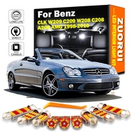 ZUORUI For Mercedes Benz CLK W209 C209 W208 C208 A209 AMG 1998-2010 Vehicle LED Interior Light Canbu