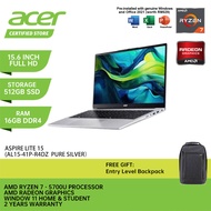 Acer Aspire Lite 15 AL15-41P-R4DZ Laptop - 15.6" FHD/Ryzen 7-5700U/16GB D4/512GB SSD/AMD Radeon/Win1