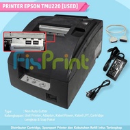 Printer Bekas Epson TM-U220 + Adaptor Original