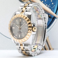 Tudor/20013 Classic Men's Watch 38Gauge Diameter 18kGolden Gray Surface Date Display Automatic Mechanical Watch