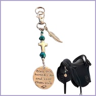 Saddle Keychain Horseshoe Keychain Vintage Horse Saddle Keychain Alloy Crafted Horse Saddle Western 