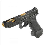 【槍工坊】現貨! EMG GLOCK TTI G34 MOS GBB 授權刻字 鋼滑套 瓦斯手槍 (GHK) 免運費