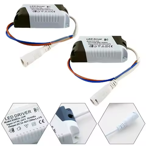 LED Driver 8-18W 8-24W Lighting Accessories Transformer Panel Ceilling Light Transformer 90-265V Pow