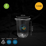 16oz OVAL CUP SCREEN PRINTING 7.3 grams - 8.3 grams - Free Design 1 Color Sidebebas