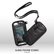 -SLING PHONE ICHIRO POUCH LLET TERPROOF SLING PHONE ARCHIO WATERPROOF - ICHIRO BLACK