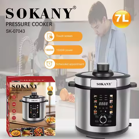 Stainless Steel Pressure Cooker, Slow Cooker, Household Appliances, Automatic Electric Pressure Cook