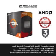 AMD RYZEN7 5700  Ryzen7 5700G  RYZEN7 5700XWraith Stealth Cooler AM4 Processor