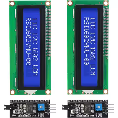 1602 LCD Display Module IC I2C TWI 16x2 Characters Serial Interface Adapter LCD Module for Raspberry