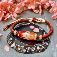 閃電五眼天珠粗款編繩手鍊