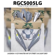 Cover Set Rapido Lagenda 115ZFi Yamaha Master Art of Street (34) Red Accessories Motor 115Fi Grey 11