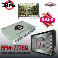 Super Cheap 7-Band Bronze Preamplifier RPM Model RPM-777EQ PRE AMP 7BAND Aluminum Knob Sound Set Ind